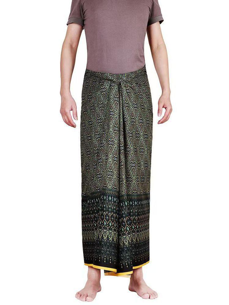 Sarong Men Wrap - Unisex Sarong Longyi Lungi Batik Etek